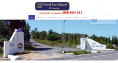 Desktop Screenshot of hotel-sanmiguel.com